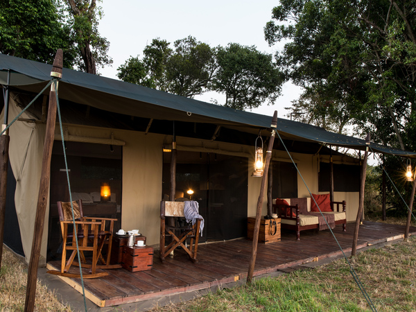 Lemala Ndutu safari tent deck